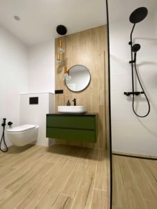 Striekané dvierka AREDO v zelenej farbe - TRIVO interiors